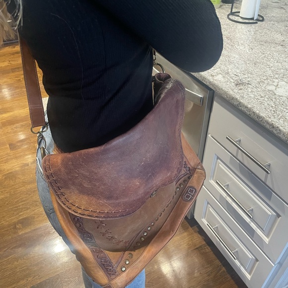 Bed Stu Genuine Leather Arian Convertible Tote Backpack - Picture 11 of 15